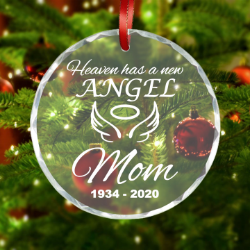 Angel | Personalized Crystal Ornament